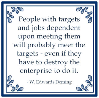 people targets meeting destroy enterprise edwards deming